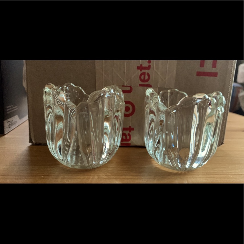 Partylite tulip votive candle holders